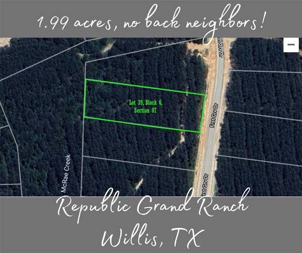 15363 Forest Grove DR, Willis, TX 77378