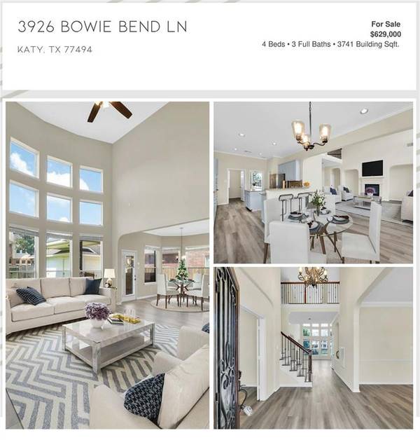 3926 Bowie Bend LN, Katy, TX 77494