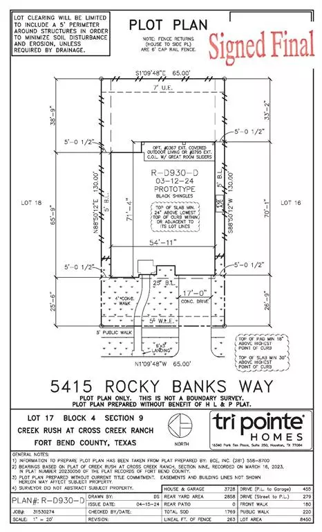 Fulshear, TX 77441,5415 Rocky Banks WAY