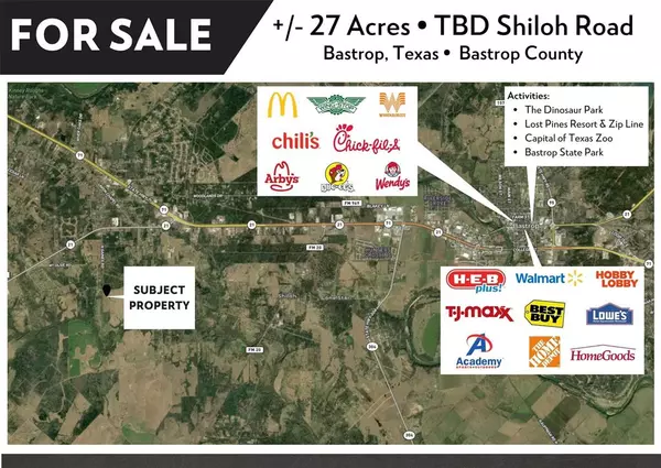 Bastrop, TX 78602,TBD (27 Acres) Shiloh RD