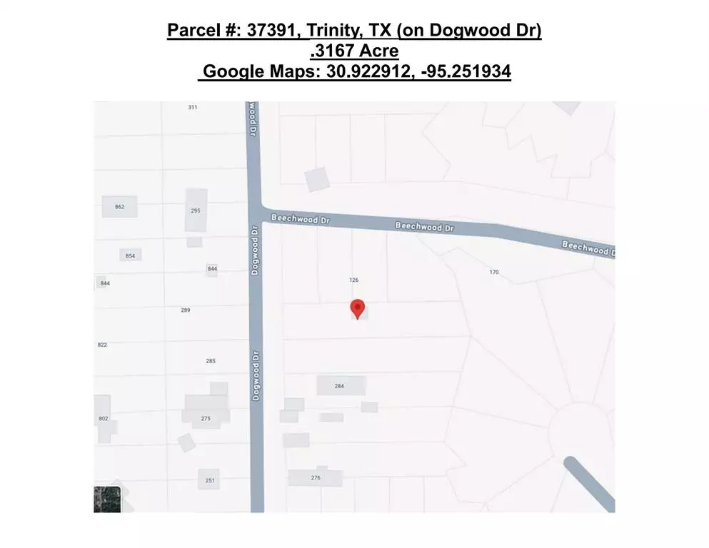 Trinity, TX 75862,n/a Dogwood DR