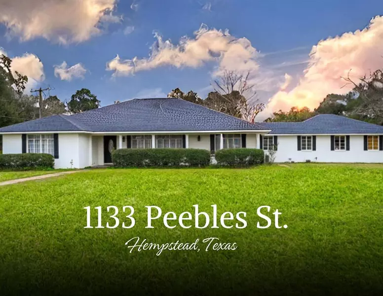 1133 Peebles ST, Hempstead, TX 77445