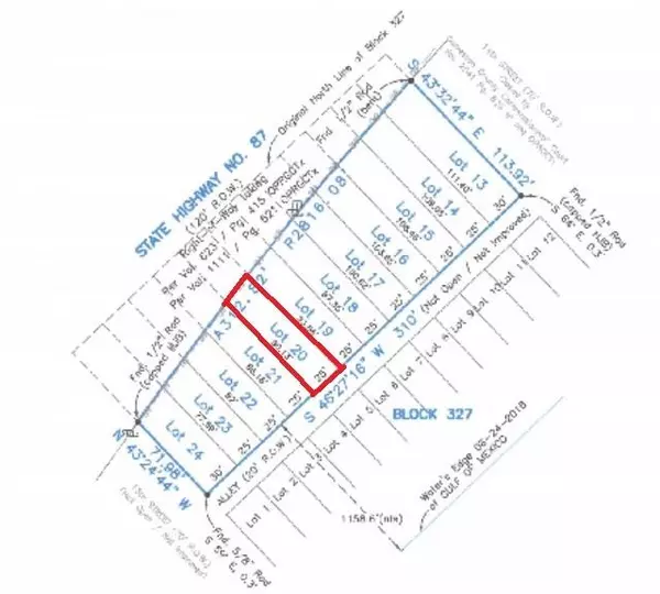 Lot 20 Hwy 87, Port Bolivar, TX 77650