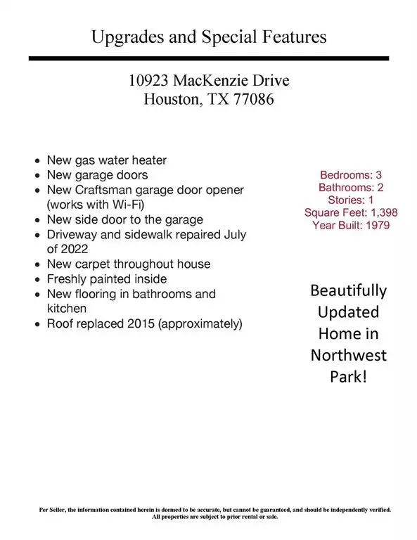 Houston, TX 77086,10923 MacKenzie DR