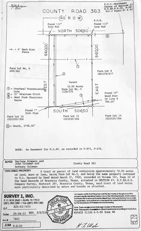 Rosharon, TX 77583,0 County Road 383