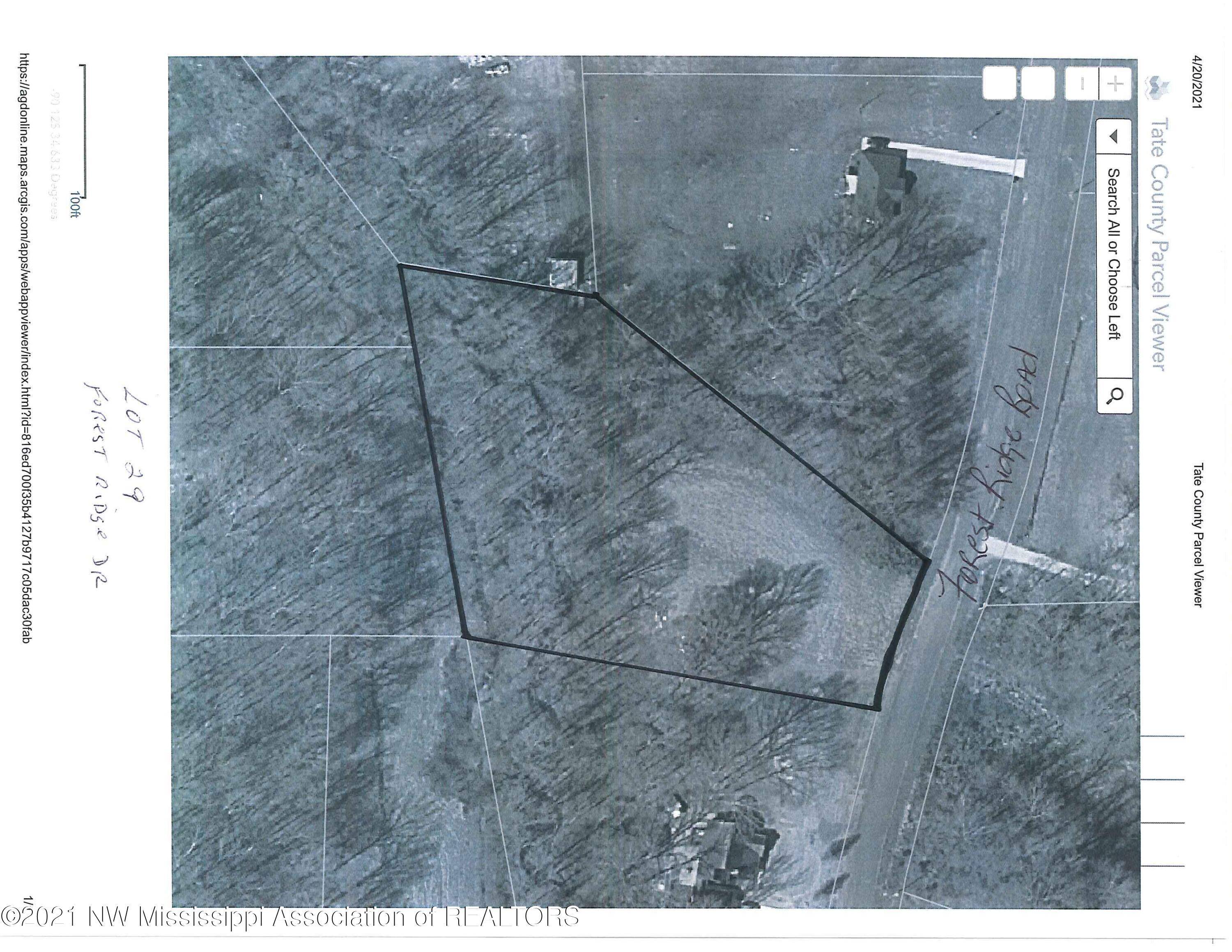 0 Forest Ridge,  Sarah,  MS 38665