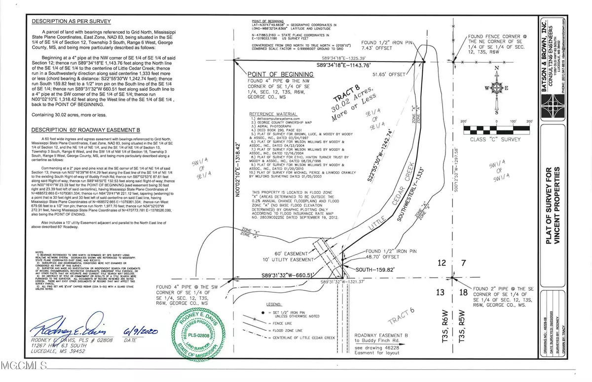 Lucedale, MS 39452,30 Buddy Finch Road