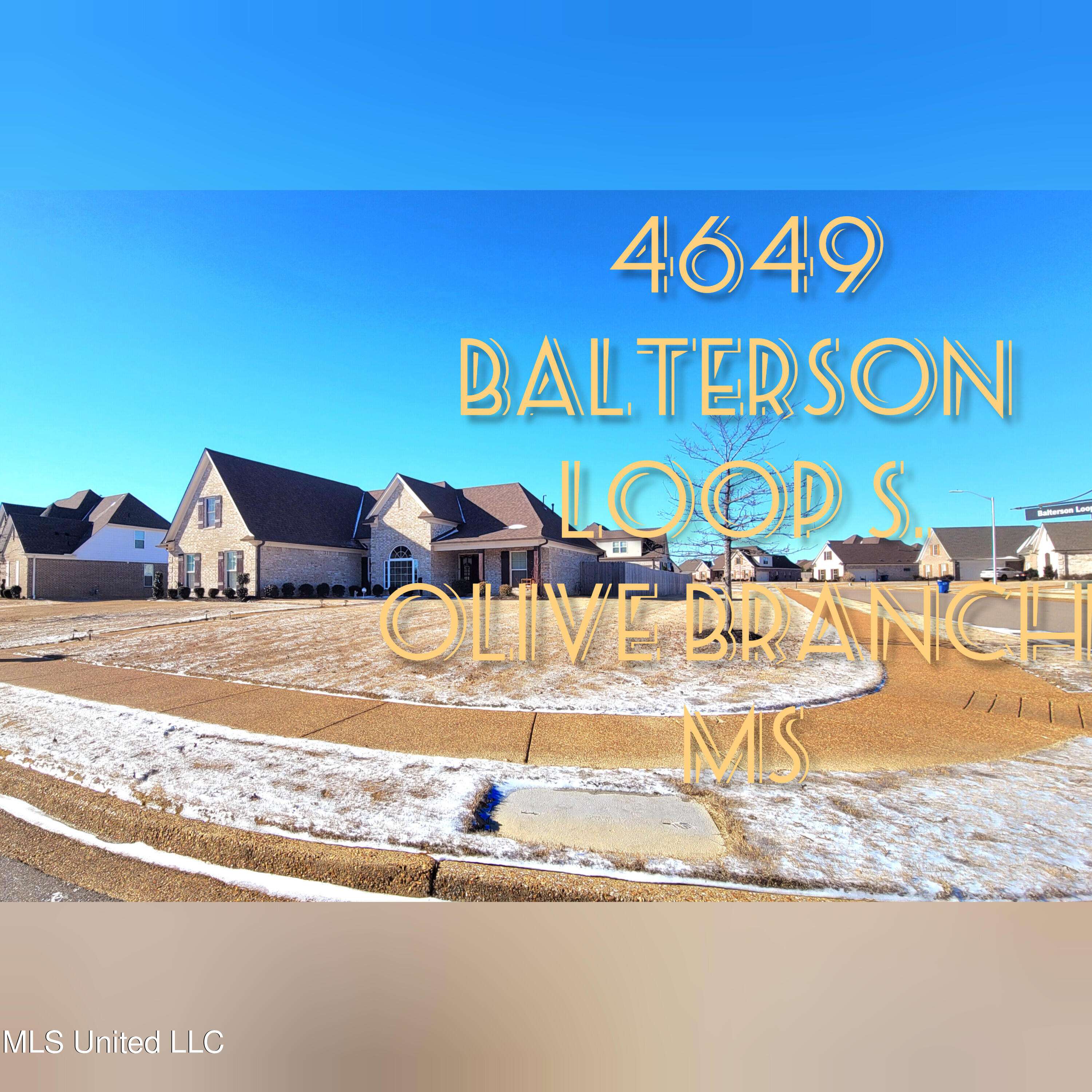 Olive Branch, MS 38654,4649 S Balterson Loop