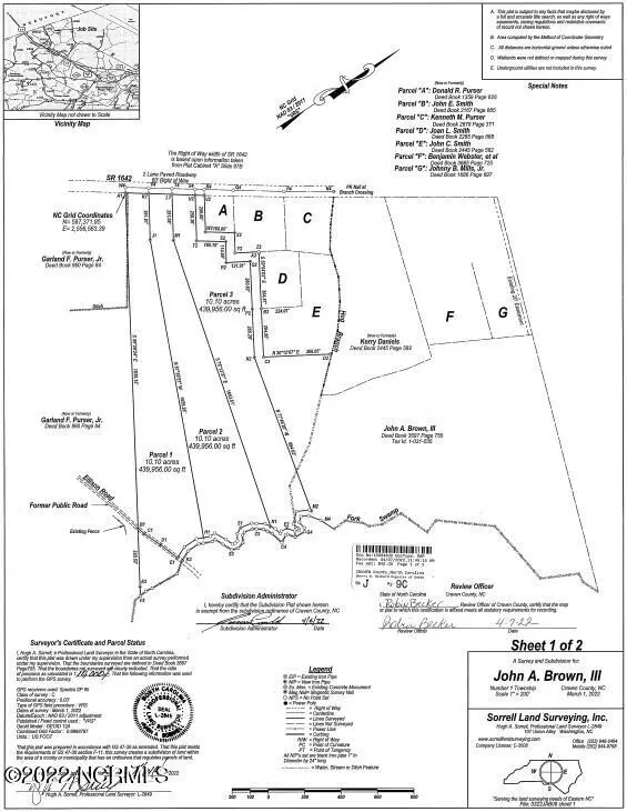 Vanceboro, NC 28586,Lot 2 Purser RD