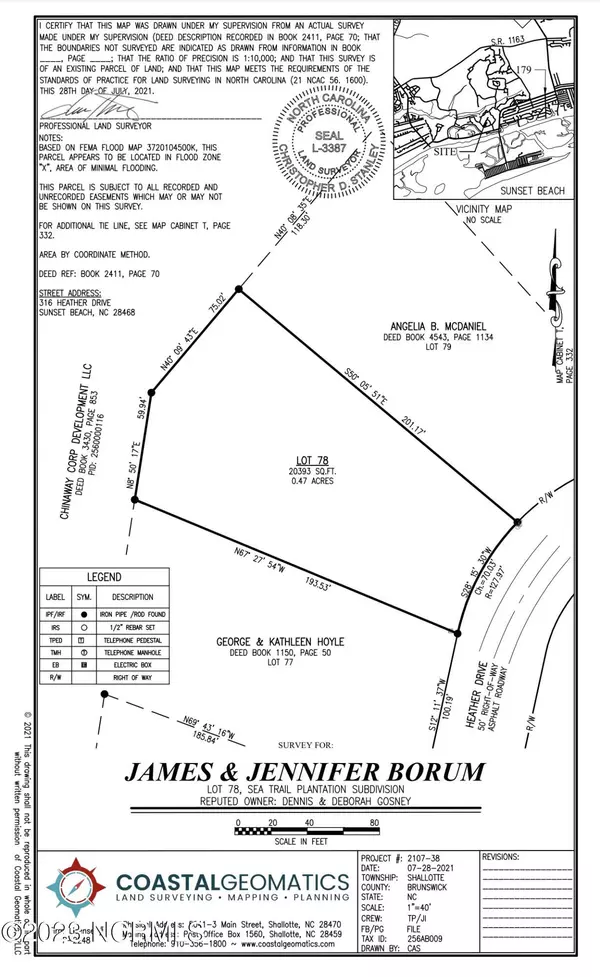 Sunset Beach, NC 28468,0 Heather Drive