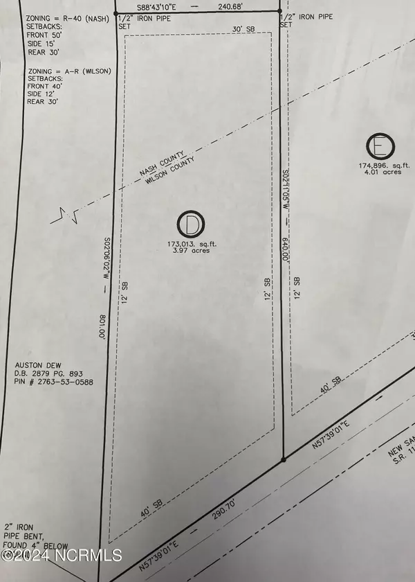 Lot D New Sandy Hill Church RD, Sims, NC 27880