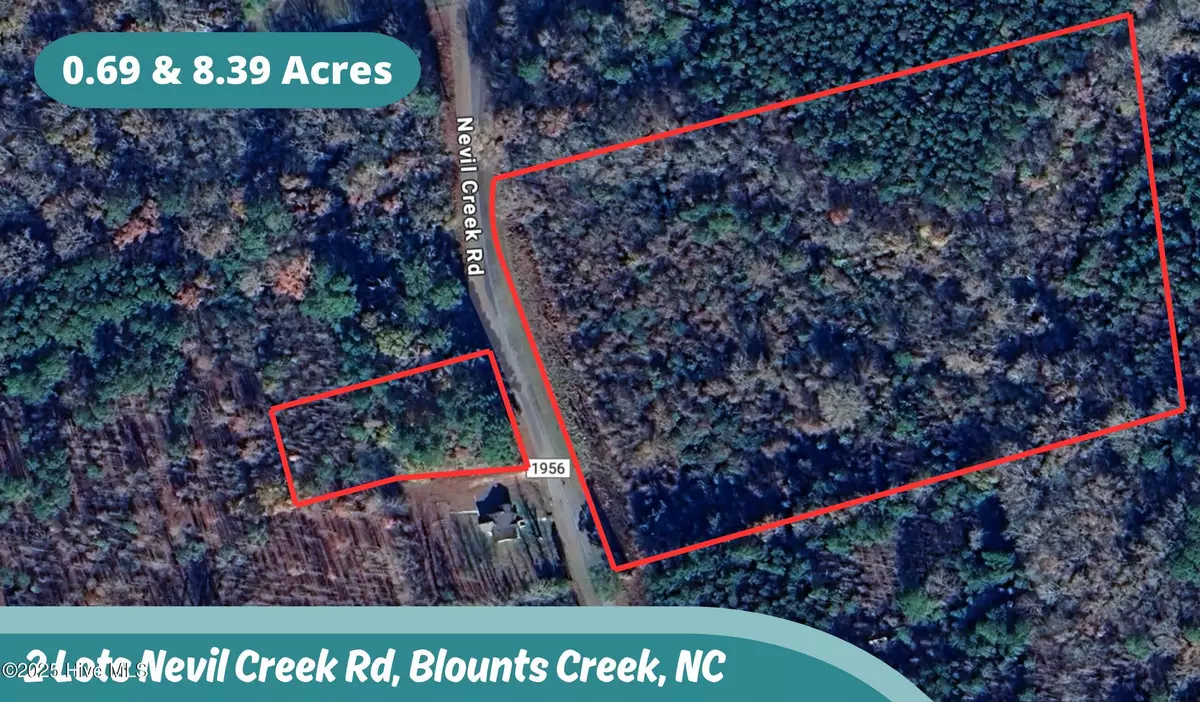 Blounts Creek, NC 27814,2 Lots Nevil Creek RD