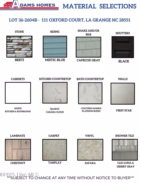 La Grange, NC 28511,111 Oxford CT