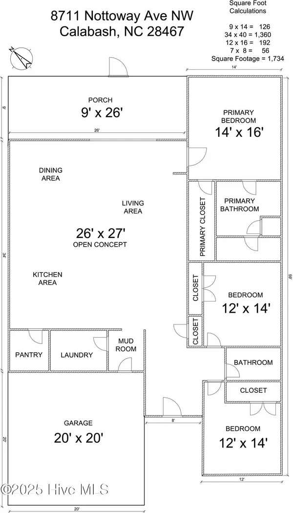 Calabash, NC 28467,8711 Nottoway AVE NW