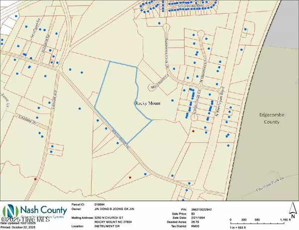 Rocky Mount, NC 27804,Tbd Instrument Dr.