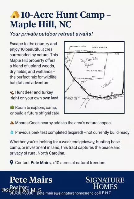 0 Highway 50 Off, Maple Hill, NC 28454