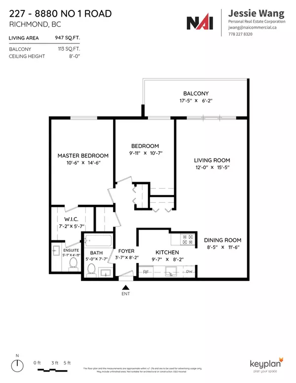 Richmond, BC V7C 4C3,8880 NO. 1 RD #227