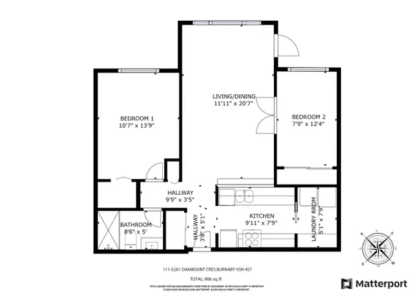 Burnaby, BC V5H 4S7,5281 OAKMOUNT CRES #111