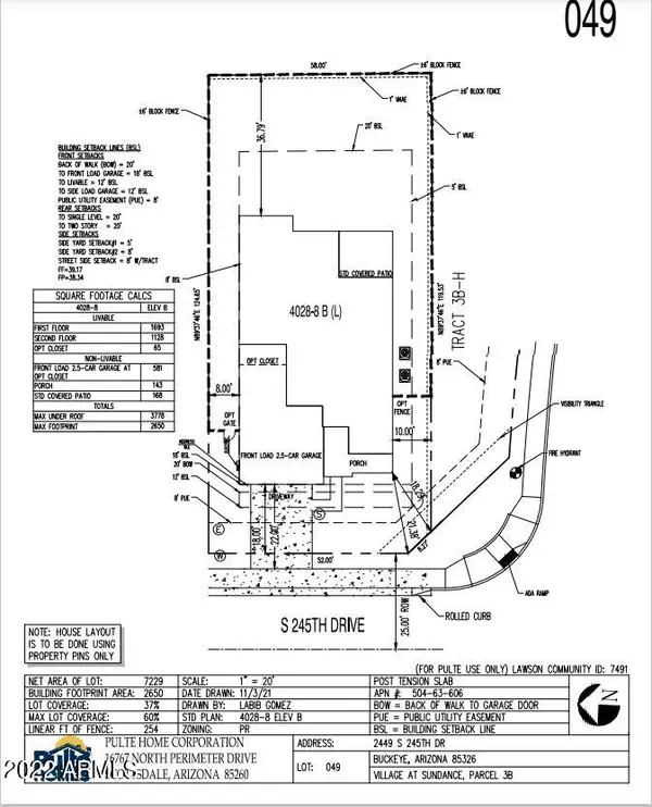 Buckeye, AZ 85326,2449 S 245TH Drive