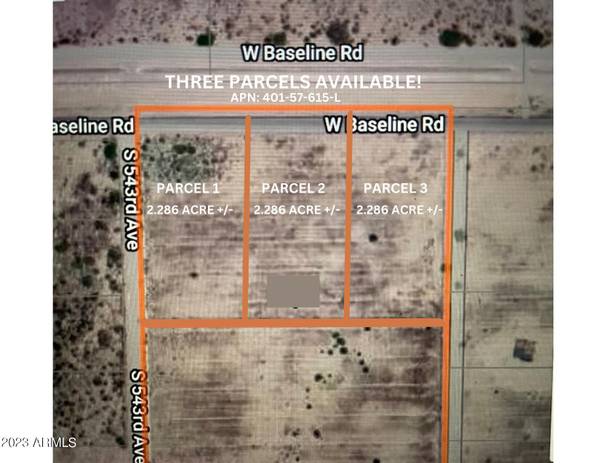 Tonopah, AZ 85354,543 W Baseline   (Parcel 3) Road #Parcel 3