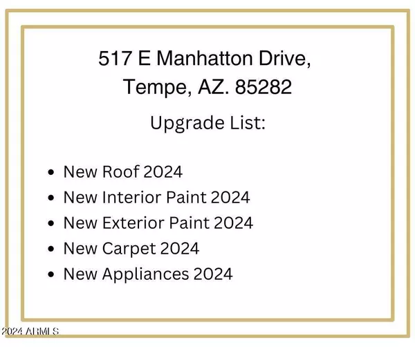 Tempe, AZ 85282,517 E MANHATTON Drive