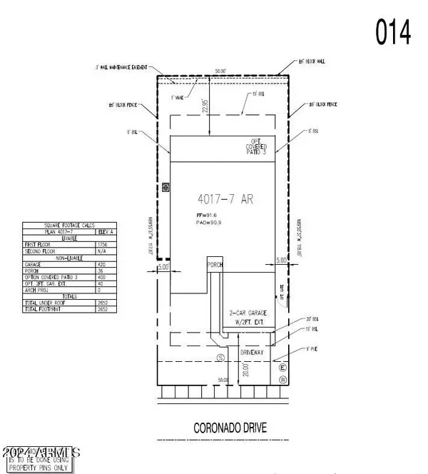 Florence, AZ 85132,2926 N CORONADO Drive