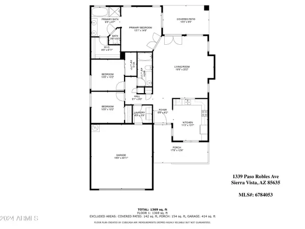 Sierra Vista, AZ 85635,1339 PASO ROBLES Avenue