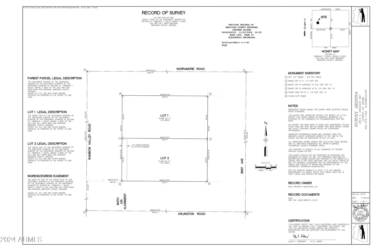 Buckeye, AZ 85326,12911 S 194th Drive #Lot 2