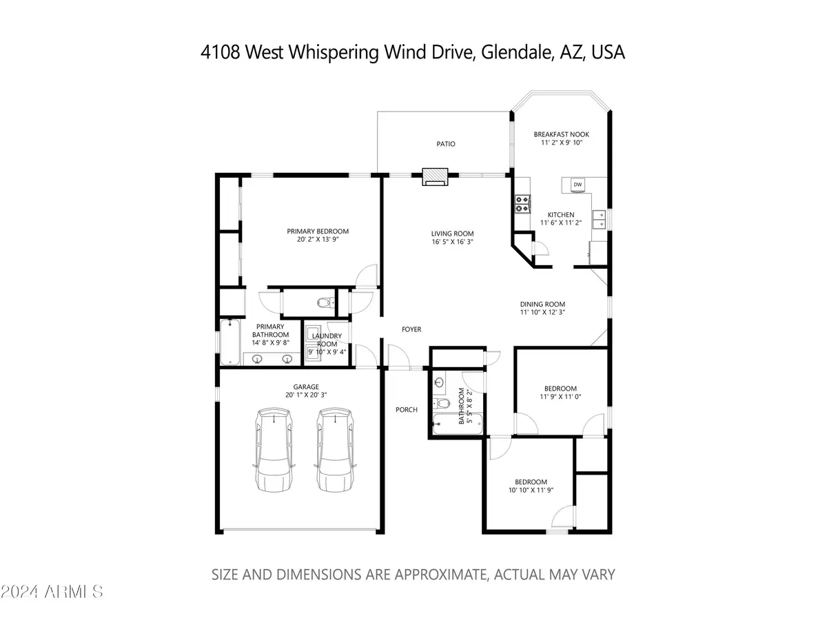 Glendale, AZ 85310,4108 W WHISPERING WIND Drive W