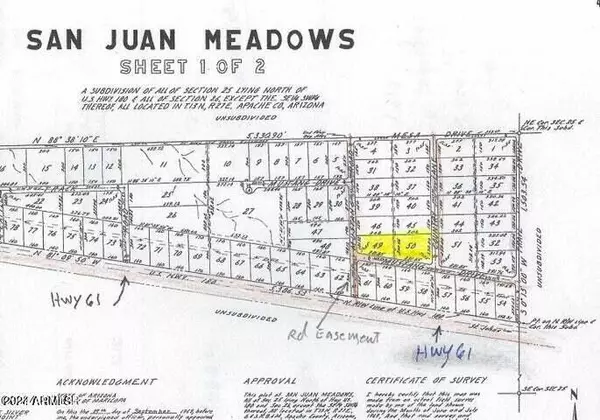 St Johns, AZ 85936,4 in San Juan Meadows -- #366,365,50 & 49
