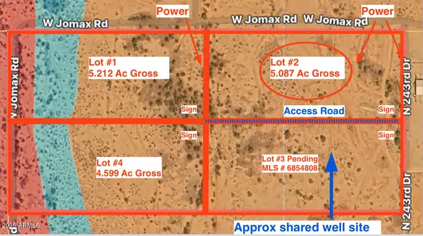 Wittmann, AZ 85361,243 W Jomax Lot #2 Road #-