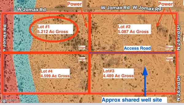 Wittmann, AZ 85361,243 W Jomax Lot #1 Road #-