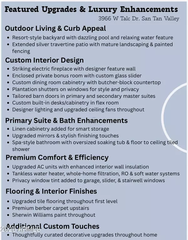 San Tan Valley, AZ 85144,3966 W TALC Drive