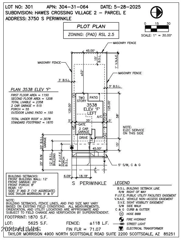 Mesa, AZ 85212,3750 S PERIWINKLE --