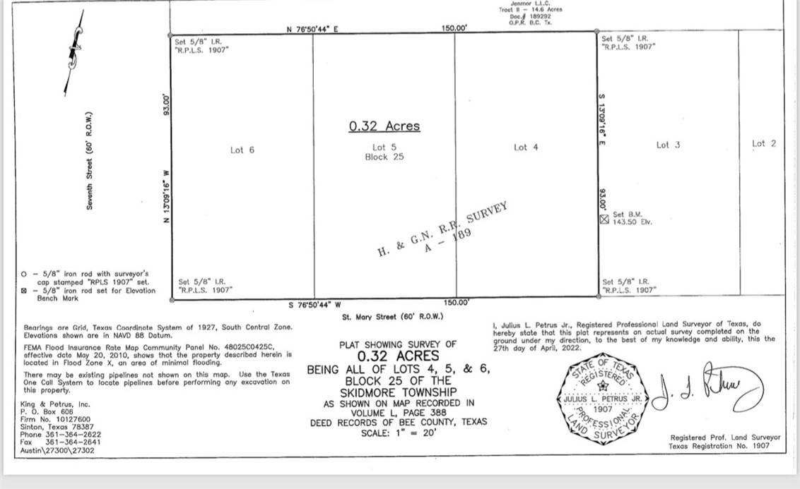 Skidmore, TX 78389,203 E St. Mary's