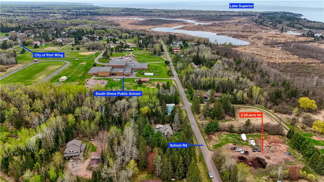 2.59 acres on School RD, Port Wing, WI 54865
