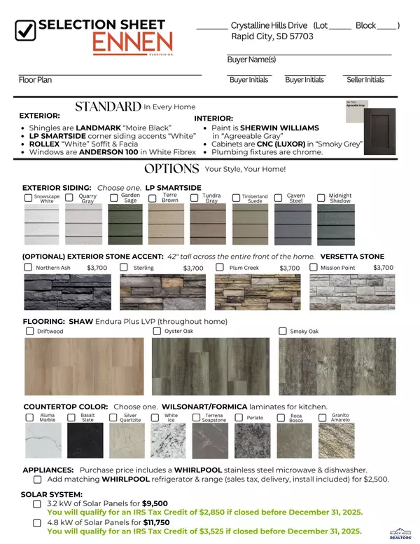 Rapid City, SD 57703,5607 Crystalline Hills Dr