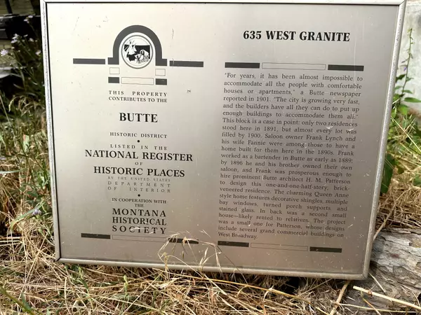635 W Granite ST, Butte, MT 59701