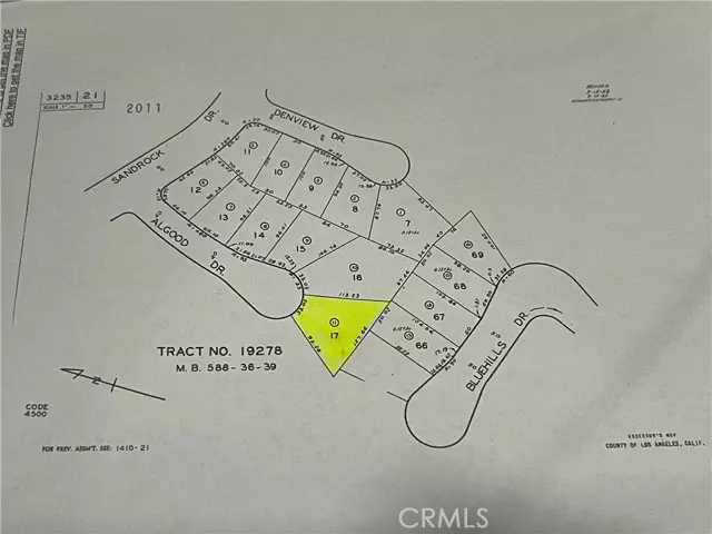 0 Vac/Algood Dr/Vic Sandrock DR, Lake Hughes, CA 93532