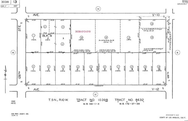 Pearblossom, CA 93553,0 Vac/Ave V10 Drt /Vic 126 Ste