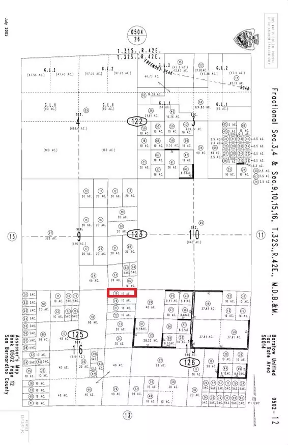 Hinkley, CA 92347,0 Vacant Land