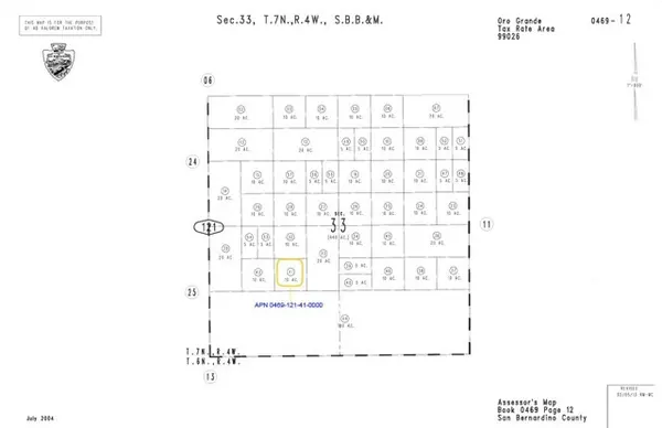 Oro Grande, CA 92368,0 41 Near Silver MTN