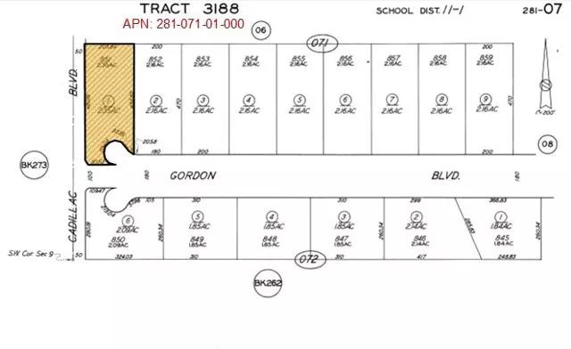 California City, CA 93505,851 LOT Gordon BLD