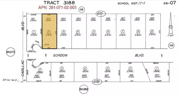 852 LOT Gordon BLD, California City, CA 93505