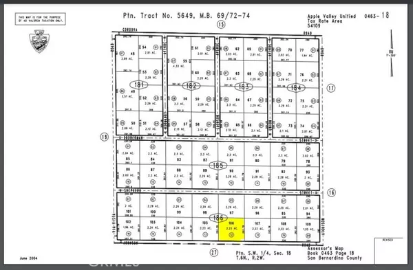 Apple Valley, CA 92307,0 Johnson Pacel #0463-186-12 RD