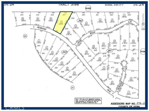 657 LOT Perkins AVE, California City, CA 93505