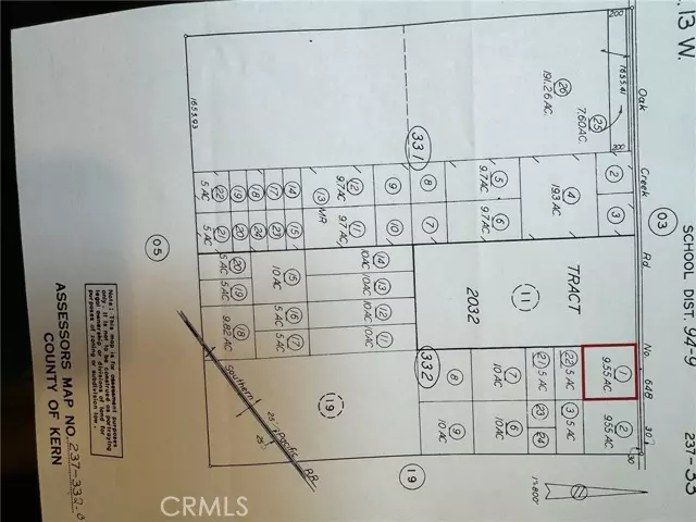 0 Oak Creek RD, Mojave, CA 93501