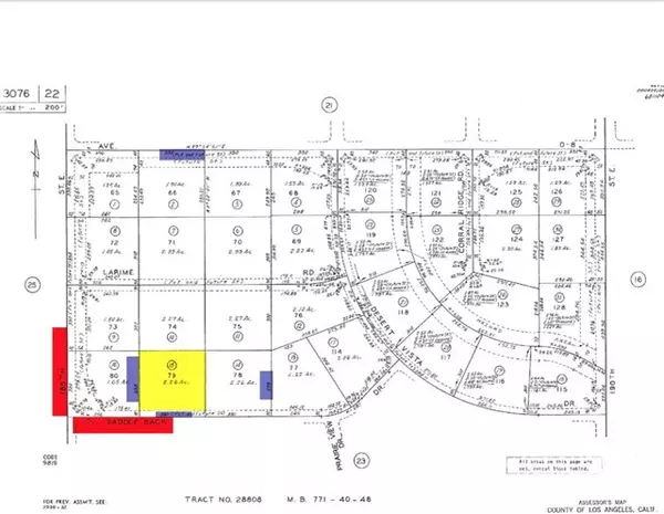 Palmdale, CA 93591,0 Saddle Back DR