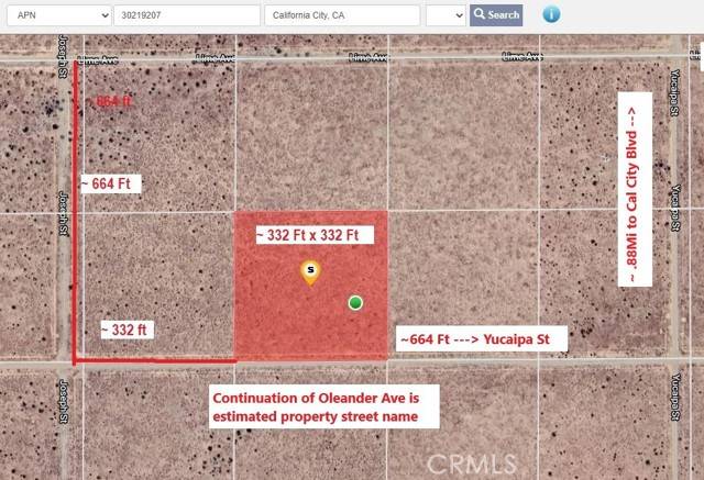 California City, CA 93505,0 Oleander Ave (Near Joseph St)