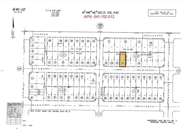 19 LOT Acoma AVE, Desert Hot Springs, CA 92240